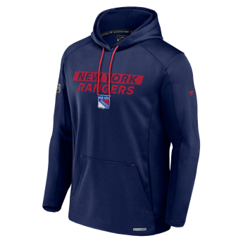 New York Rangers pánska mikina AP Rink Poly Fleece Pullover Hood