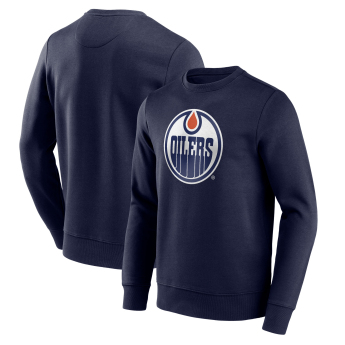Edmonton Oilers pánska mikina Primary Logo Graphic Crew Sweatshirt - VALUE