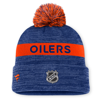 Edmonton Oilers zimná čiapka Authentic Pro Rink Beanie Cuff With POM