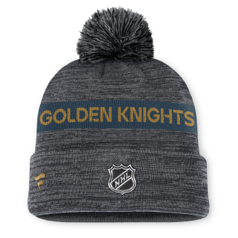 Vegas Golden Knights zimná čiapka Authentic Pro Rink Beanie Cuff With POM