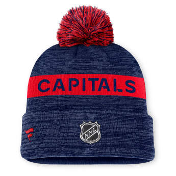 Washington Capitals zimná čiapka Authentic Pro Rink Beanie Cuff With POM