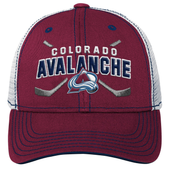 Colorado Avalanche detská čiapka baseballová šiltovka Lockup Meshback Adjustable