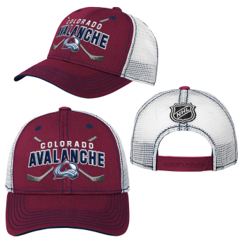 Colorado Avalanche detská čiapka baseballová šiltovka Lockup Meshback Adjustable