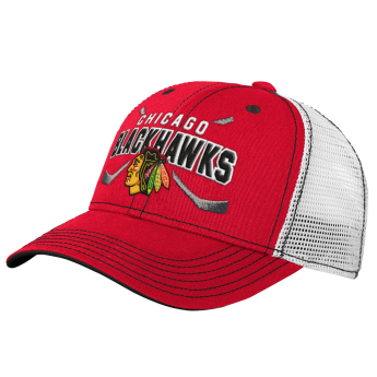 Chicago Blackhawks detská čiapka baseballová šiltovka Lockup Meshback Adjustable