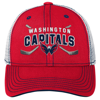 Washington Capitals detská čiapka baseballová šiltovka Lockup Meshback Adjustable