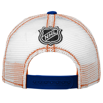 Edmonton Oilers detská čiapka baseballová šiltovka Lockup Meshback Adjustable