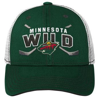 Minnesota Wild čiapka baseballová šiltovka Lockup Meshback Adjustable