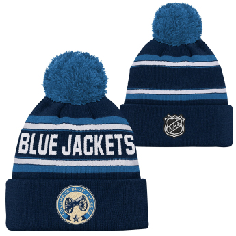 Columbus Blue Jackets detská zimná čiapka 3Rd Jersey Jacquard Cuff Pom