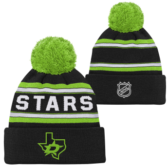 Dallas Stars detská zimná čiapka 3Rd Jersey Jacquard Cuff Pom