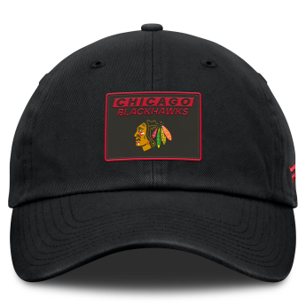 Chicago Blackhawks čiapka baseballová šiltovka AP Rink Prime Unstructured Adj. Snapbuckle