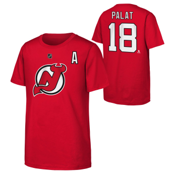 New Jersey Devils detské tričko Ondřej Palát Flat Alt.Captains N&N Ss