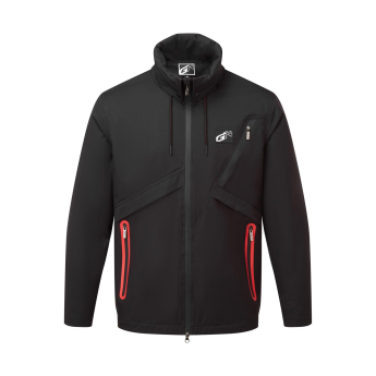 Toyota Gazoo Racing pánska bunda s kapucňou GR Rain black 2024