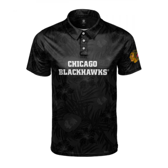 Chicago Blackhawks polokošeľa Floral Wordmark