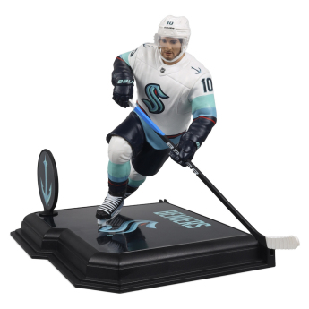 Seattle Kraken figúrka Matty Beniers #10 Figure SportsPicks LIMITED PLATINUM CHASE