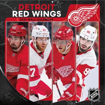 Detroit Red Wings kalendár 2025 Wall Calendar