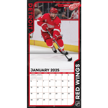 Detroit Red Wings kalendár 2025 Wall Calendar