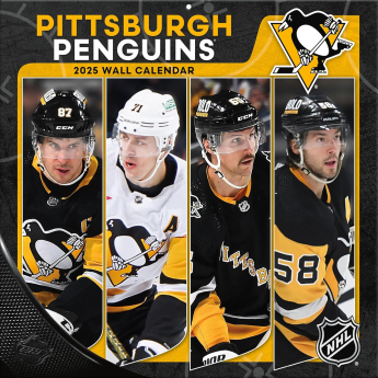 Pittsburgh Penguins kalendár 2025 Wall Calendar