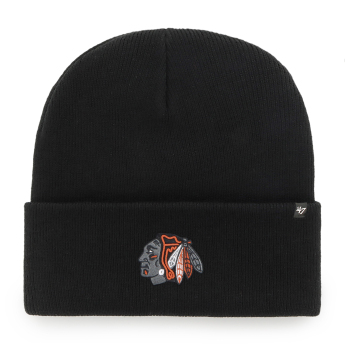 Chicago Blackhawks zimná čiapka Haymaker ´47 Cuff Knit black night
