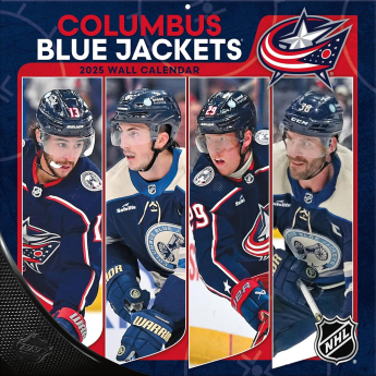 Columbus Blue Jackets kalendár 2025 Wall Calendar