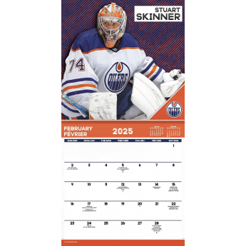 NHL produkty kalendár Stoppers 2025 Wall Calendar