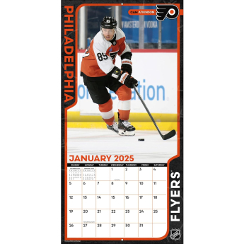 Philadelphia Flyers kalendár 2025 Wall Calendar