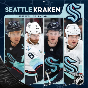 Seattle Kraken kalendár 2025 Wall Calendar