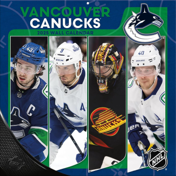 Vancouver Canucks kalendár 2025 Wall Calendar