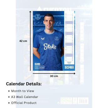 FC Everton kalendár 2025