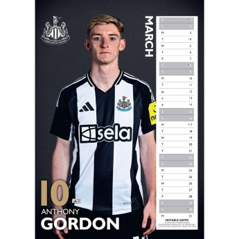 Newcastle United kalendár 2025
