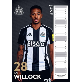 Newcastle United kalendár 2025