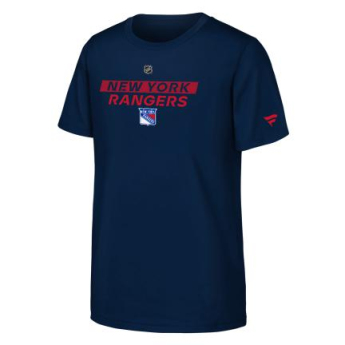 New York Rangers detské tričko Apro Wordmark Ss navy