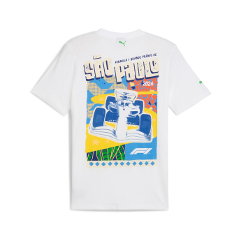 Formule 1 pánske tričko Brazil GP white 2024