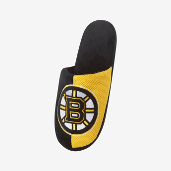 Boston Bruins pánske šľapky Logo Staycation Slipper