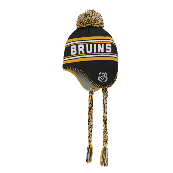 Boston Bruins detská zimná čiapka Jacquard Tassel Knit With Pom
