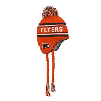 Philadelphia Flyers detská zimná čiapka Jacquard Tassel Knit With Pom