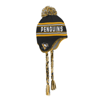 Pittsburgh Penguins detská zimná čiapka Jacquard Tassel Knit With Pom