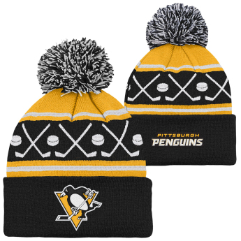 Pittsburgh Penguins detská zimná čiapka Face-Off Cuff Pom