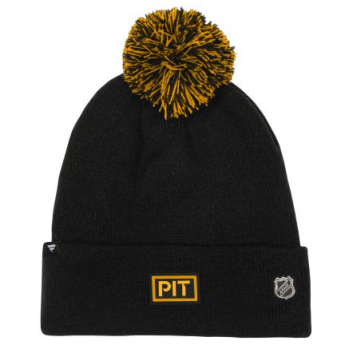 Pittsburgh Penguins detská zimná čiapka Draft Beanie Cuff With Pom