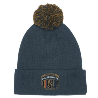 Vegas Golden Knights detská zimná čiapka Draft Beanie Cuff With Pom