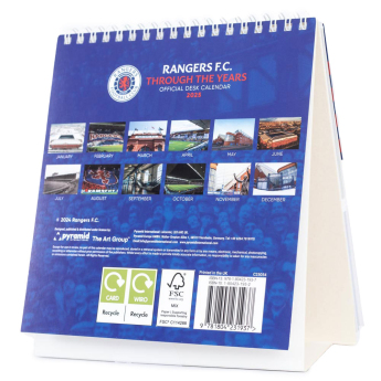 FC Rangers stolový kalendár 2025