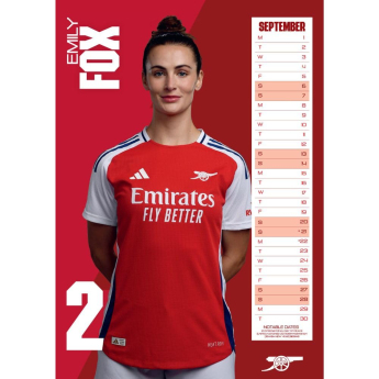 FC Arsenal kalendár WFC 2025