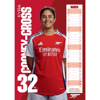 FC Arsenal kalendár WFC 2025