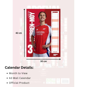 FC Arsenal kalendár WFC 2025