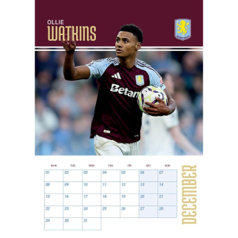 Aston Villa kalendár 2025
