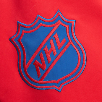 New York Rangers pánska bunda Primetime Heavyweight Satin Jacket Current Logo