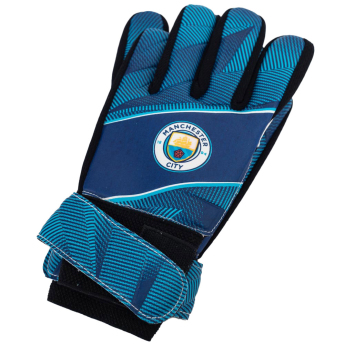 Manchester City detské brankárske rukavice Fuse Goalkeeper Gloves Yths 79-86mm palm width