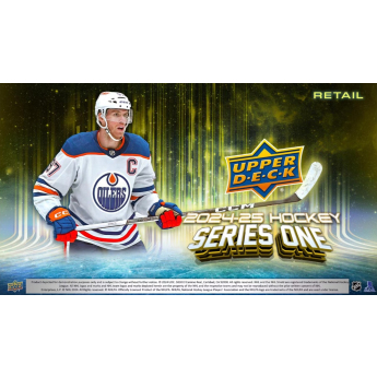 NHL boxy hokejové karty NHL 2024-25 Upper Deck Series 1 Blaster Box