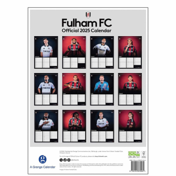 Fulham kalendár 2025
