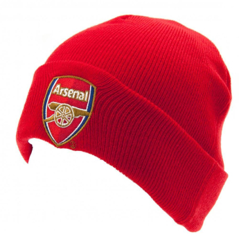 FC Arsenal zimná čiapka knitted red