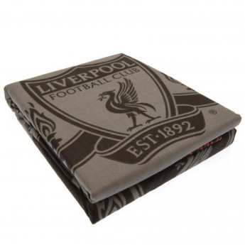 FC Liverpool obliečky na dvojposteľ black and grey